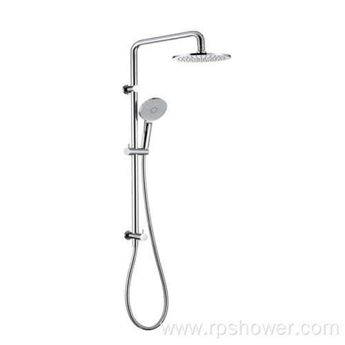 High end brass in-wall shower set